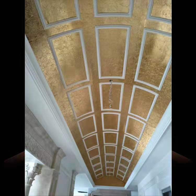 相框贴金箔 佛像贴金箔 工艺品贴仿金箔 装饰金箔 高亮度不变色卷金箔