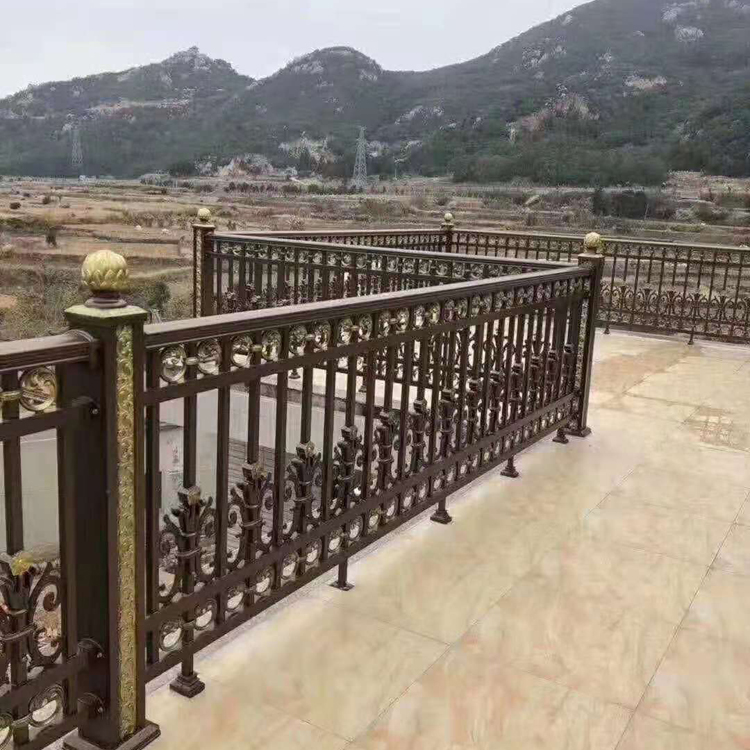 铝艺护栏 东昇欧式铝合金护栏 别墅阳台护栏