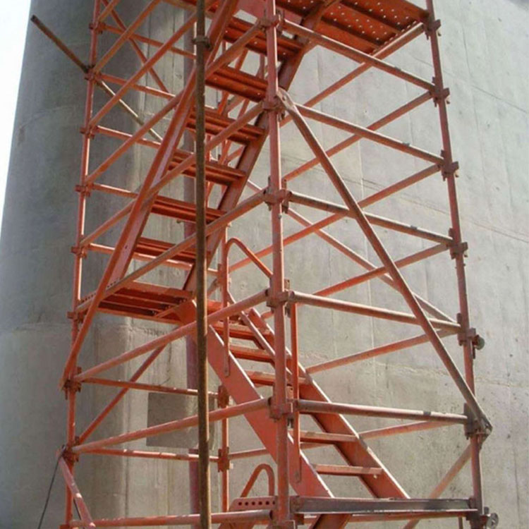 利科建筑供应 挂网式安全爬梯 安全爬梯桥梁建筑施工 75加强型施工安全爬梯