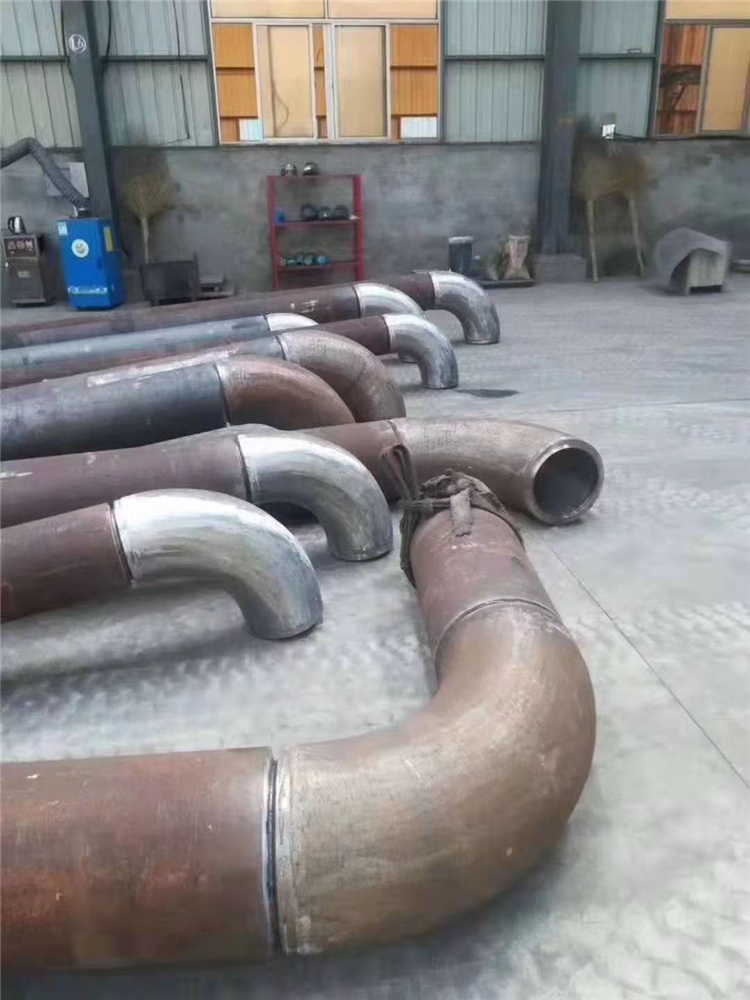 电厂用加直段的90°无缝弯头  世铭管道是生产带直段弯头的厂家 欢迎图纸定做