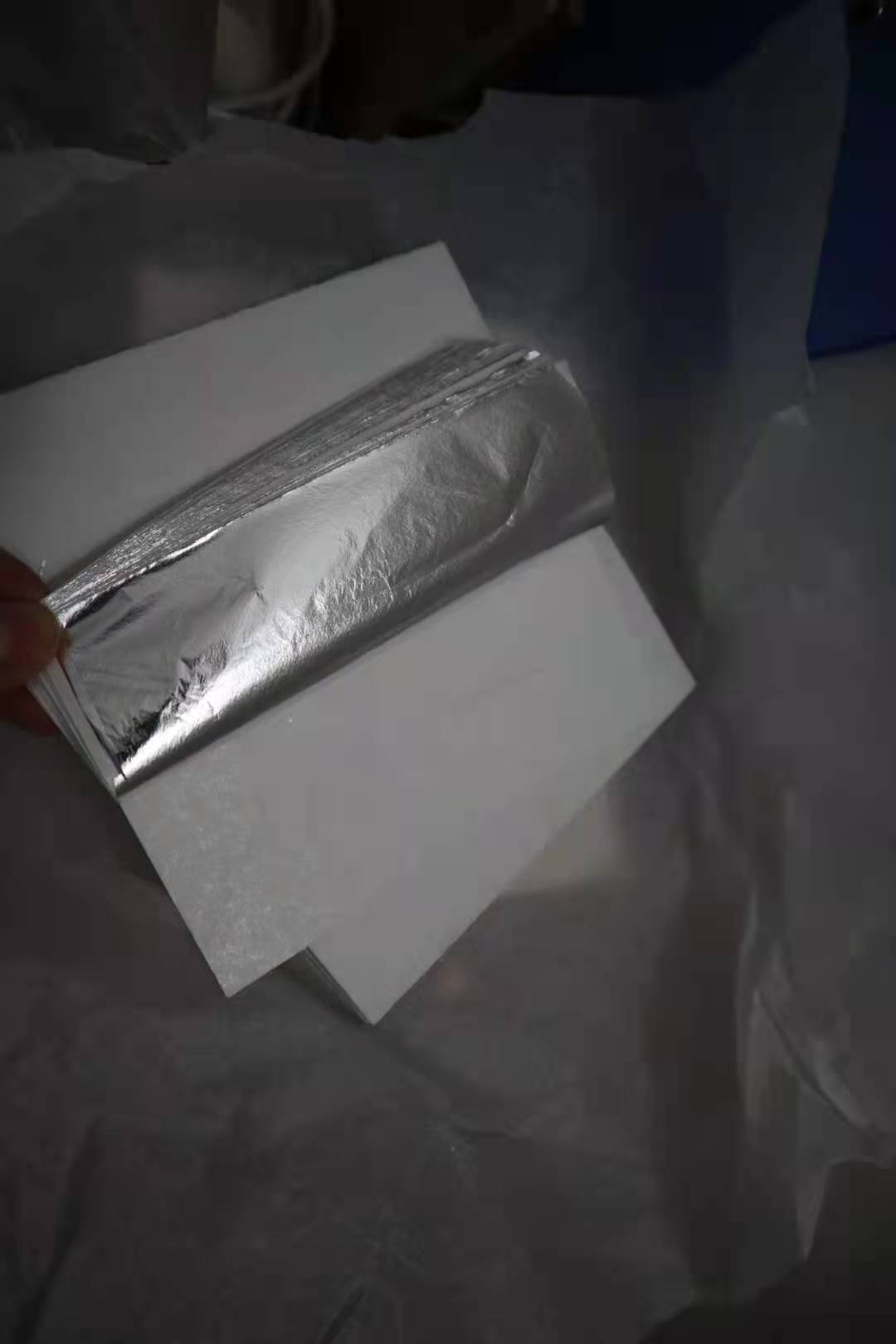 金箔国产仿银箔家具雕塑工艺品 饰品 艺术 玻璃 仿古线条石膏线用