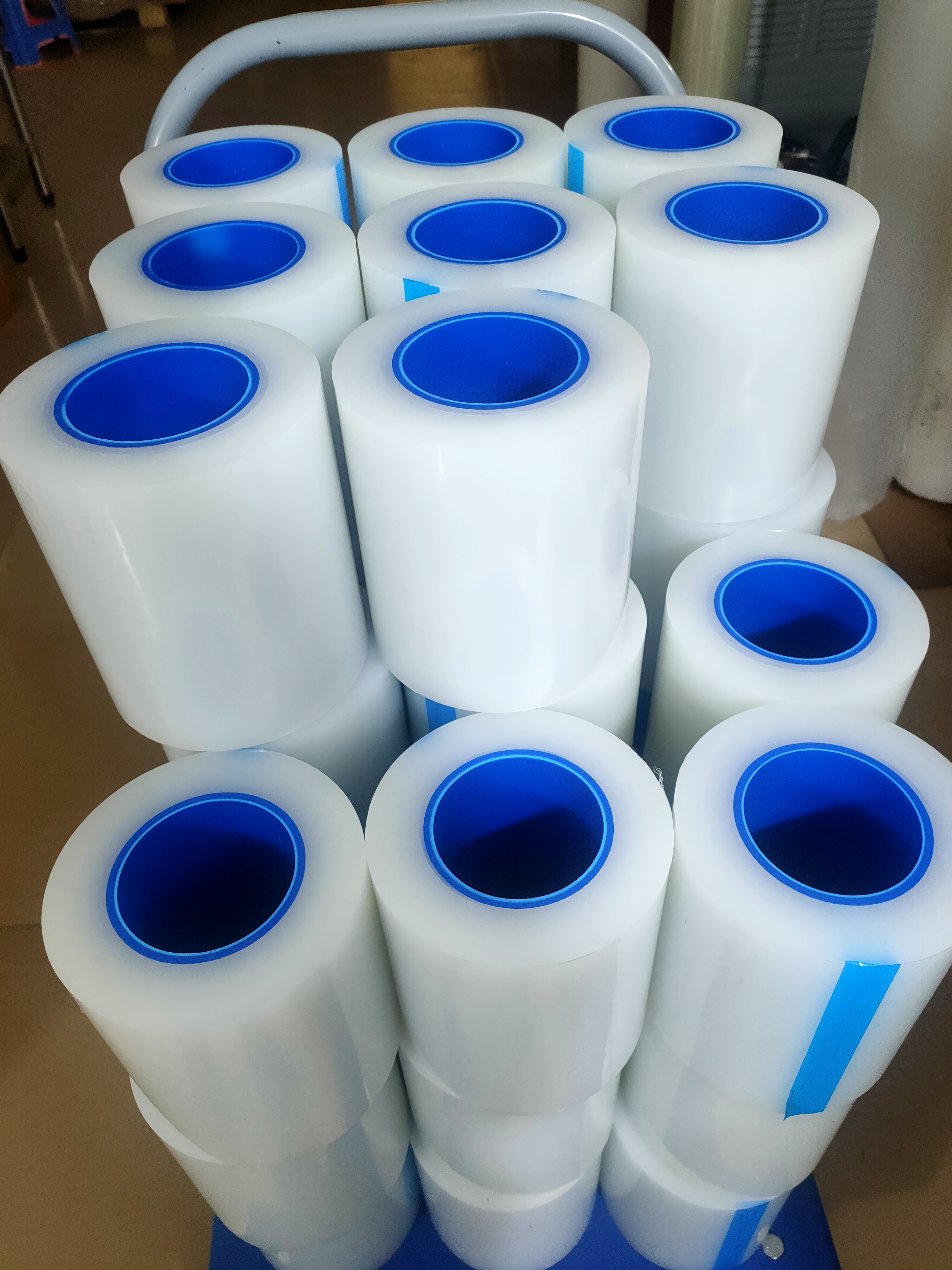 玻璃盖板PE保护膜 兰庆膜 611P盖板膜