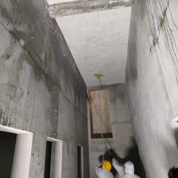 包工包料矿物纤维喷涂生产 昊升超细无机纤维喷涂源头厂家