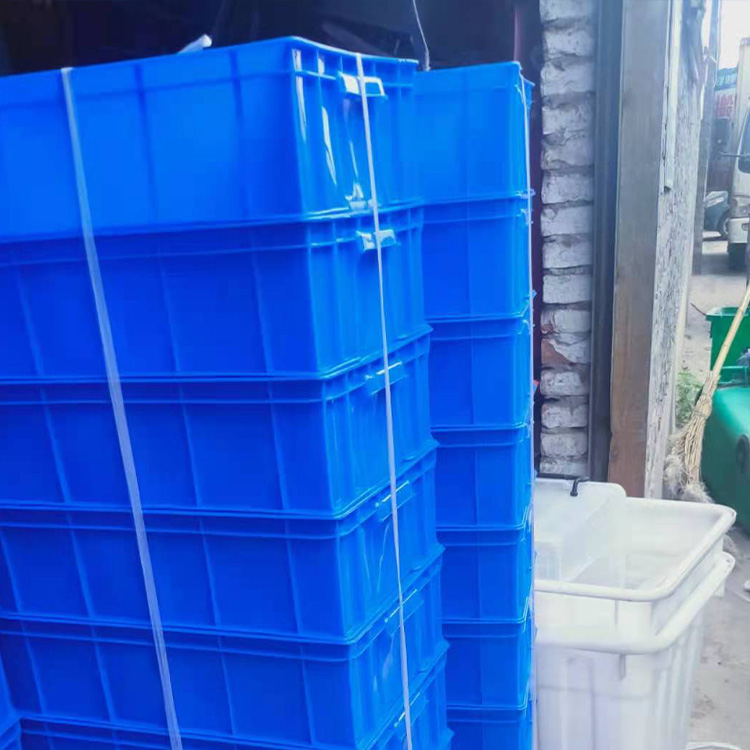 水果错位周转筐 塑料周转箩 生鲜蔬菜配送用塑料筐