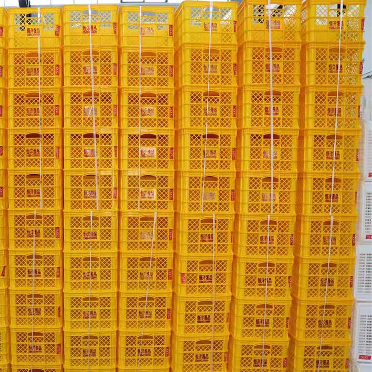 塑料筐厂家装蔬菜水果 加厚可重叠错位筐 塑料周转箩筐