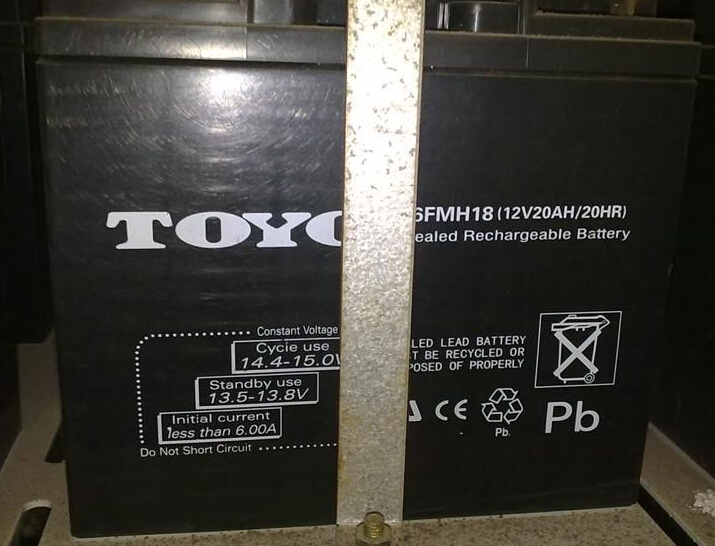 TOYO东洋蓄电池6FM20 12V20AH直流屏 EPS 监控设备 捕虫灯专用