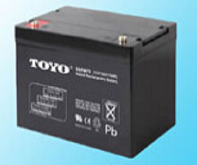 TOYO东洋蓄电池6FM75 12V75AH太阳能工业电瓶 EPS直流屏阀控密封