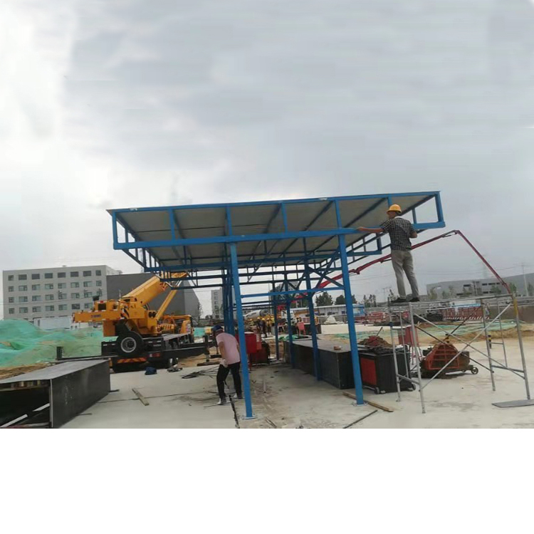 定型化施工加工防护棚    永邦建筑   标准化钢筋加工棚   安徽  工地用钢筋防护棚