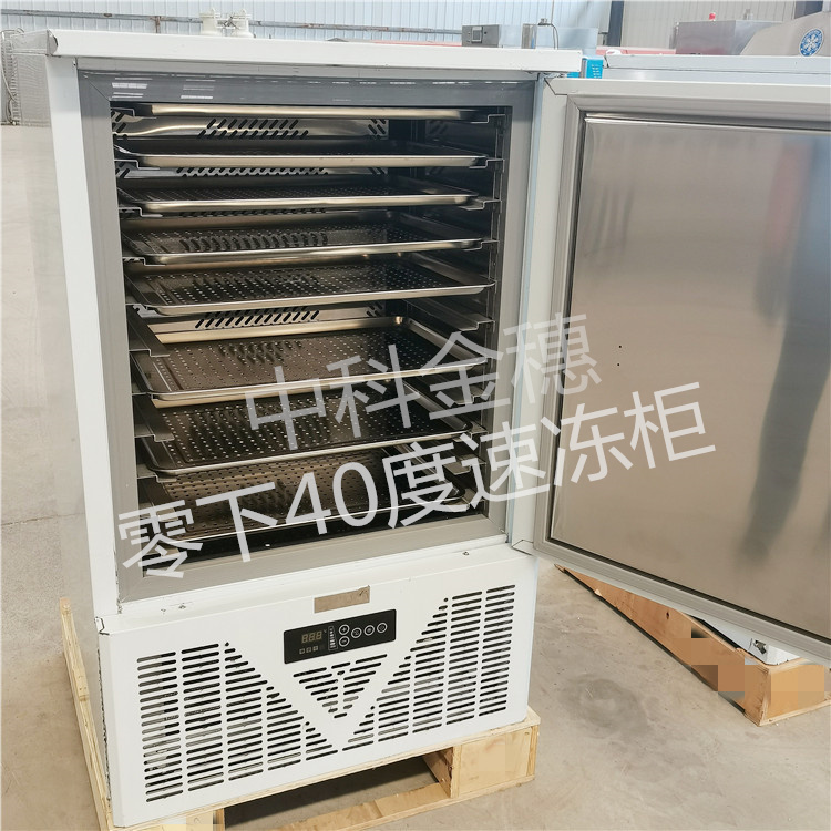 饺子零下40度速冻柜 海参 龙虾三文鱼急速冷冻柜厂家 中科金穗
