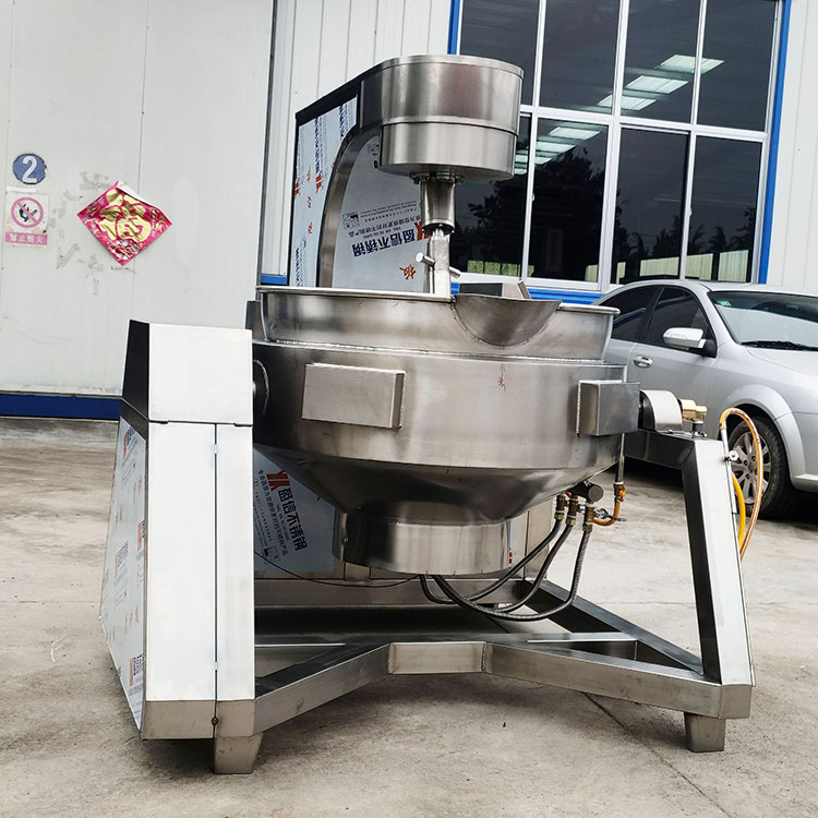 电加热高粘度行星搅拌炒锅 海参酱蒸煮炒锅 全自动肉酱加工设备