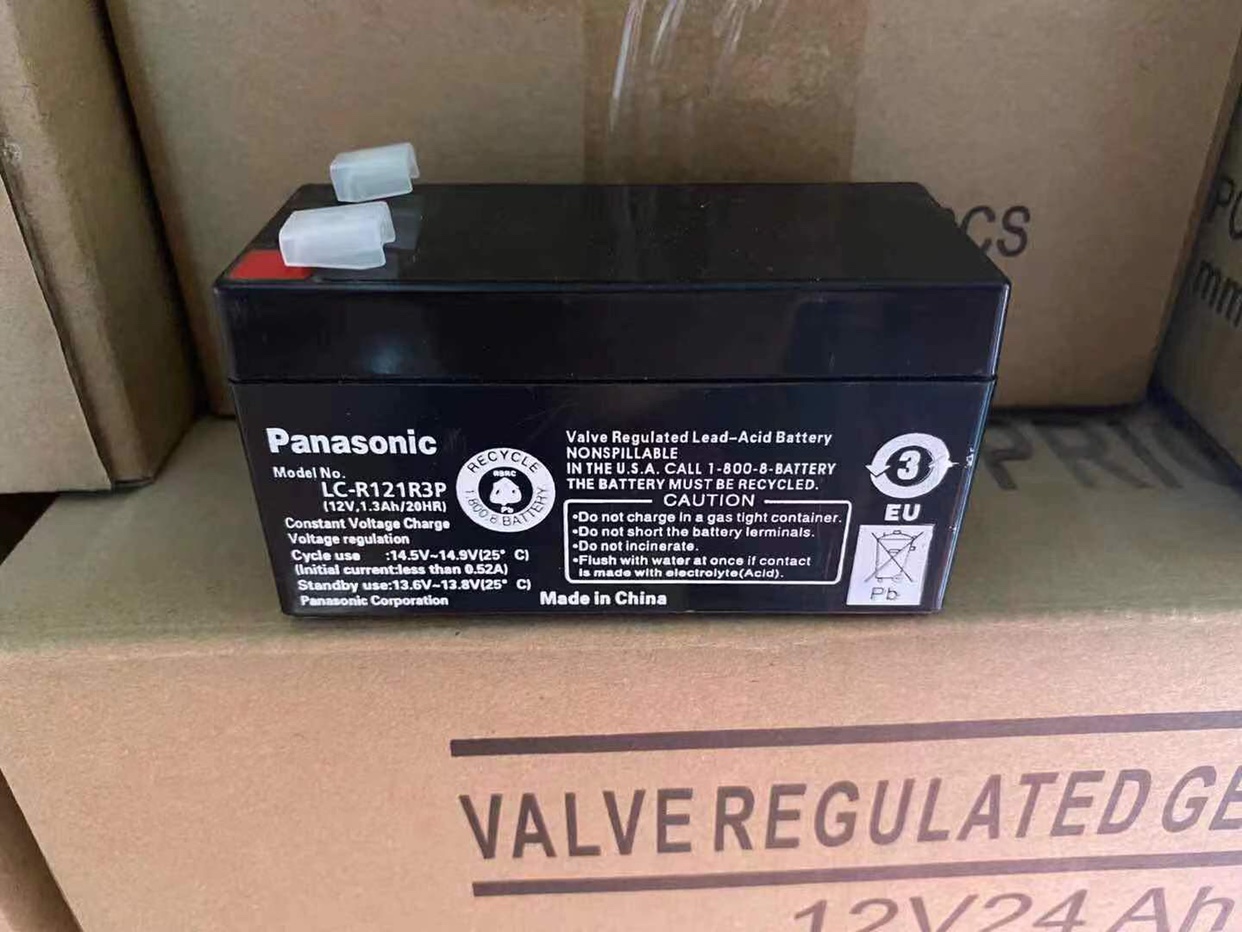 Panasonic松下LC-R121R3P 12V1.3AH仪器仪表医疗后备12v小电池