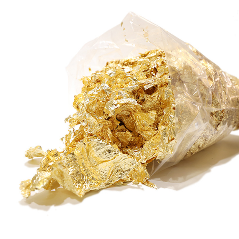 碎金箔纸  碎金箔袋装 碎金箔散装 碎金箔多少钱一公斤 金梓箔业