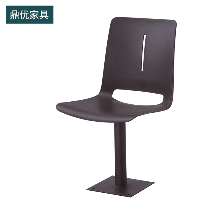 现代简约阶梯教室椅子厂家，带写字板带布垫的学习椅，会议报告厅排椅