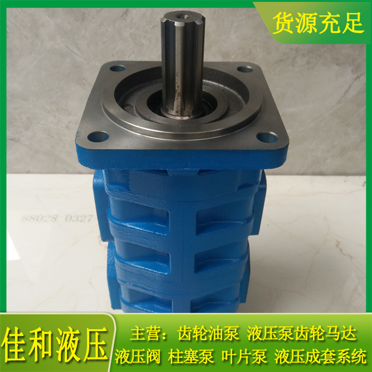 青储打包机液压泵供应 双联齿轮泵供应 -佳和液压