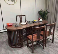 中式实木茶台茶桌椅组合 沈阳办公家具