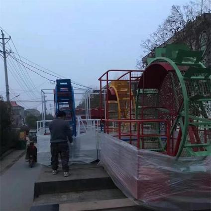 网红水上脚踏船设备 无动力脚踏船厂家直销