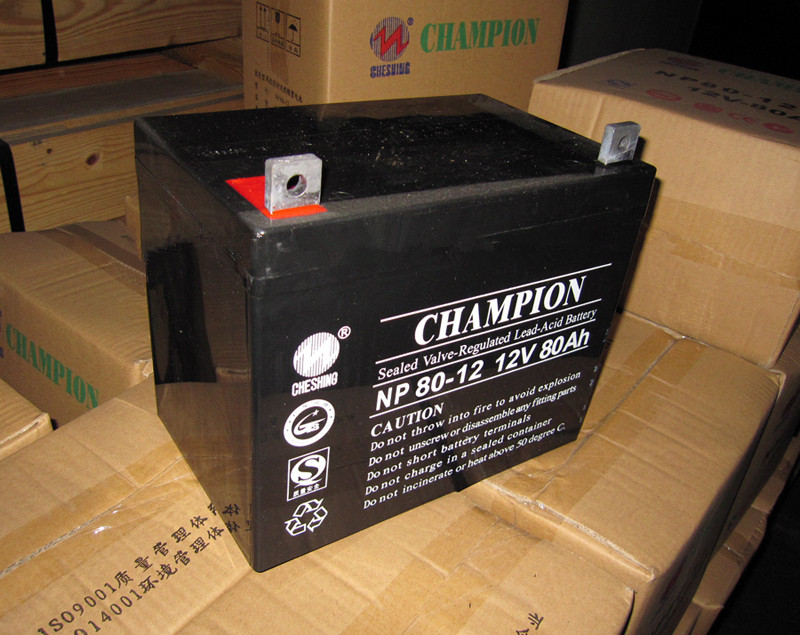 CHAMPION蓄电池NP80-12 12V80AH 大型UPS 计算机备用电源 