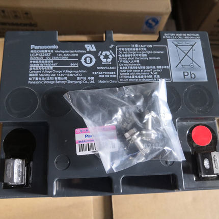 Panasonic松下蓄电池LC-P1224ST 12V24AH UPS电源蓄电池 现货供应