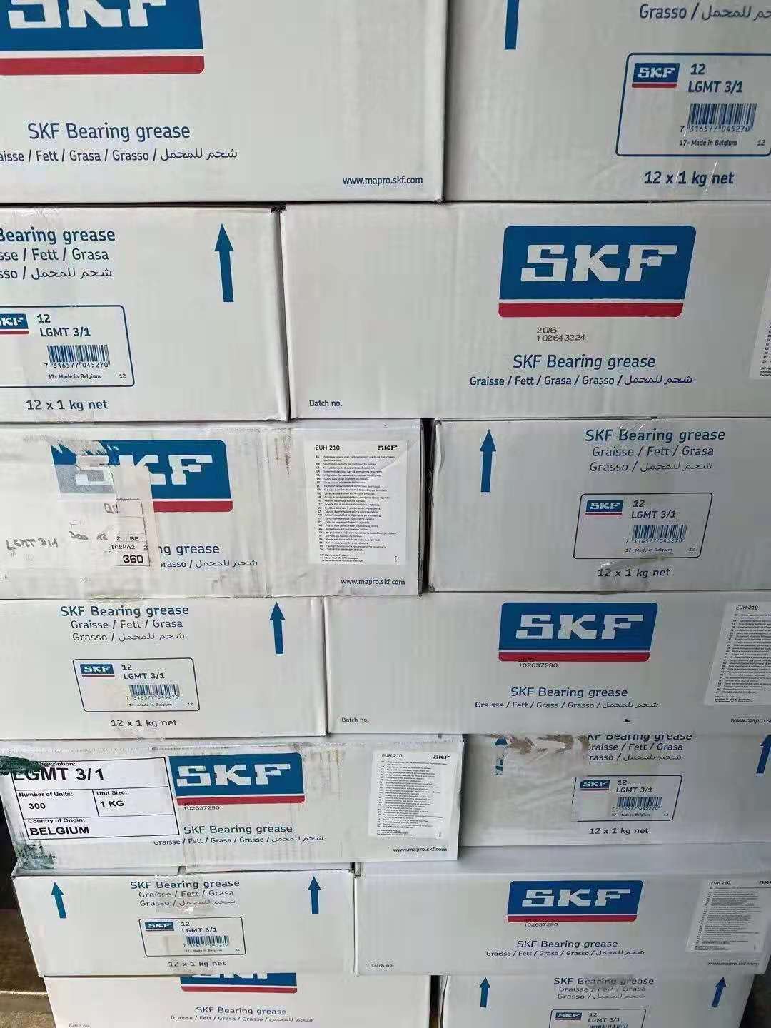 陈仓区产地  润滑油 SKF LGMT3/1  SKF高性能、高温轴承润滑脂 