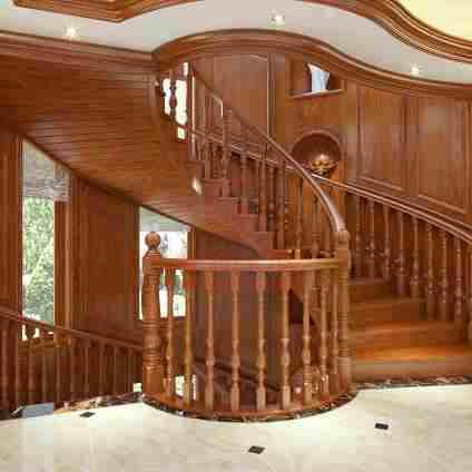 无锡尊耀家居 全屋定制 整体实木楼梯 现代简约实木楼梯  楼梯设计 楼梯定制