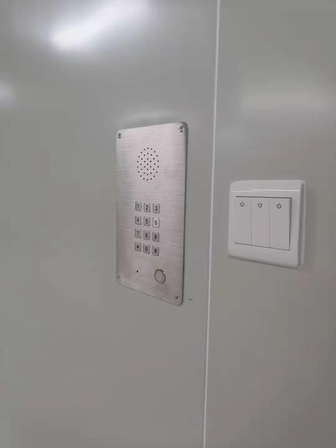 地铁轿厢紧急求助电话机免提平板一键求助电话机
