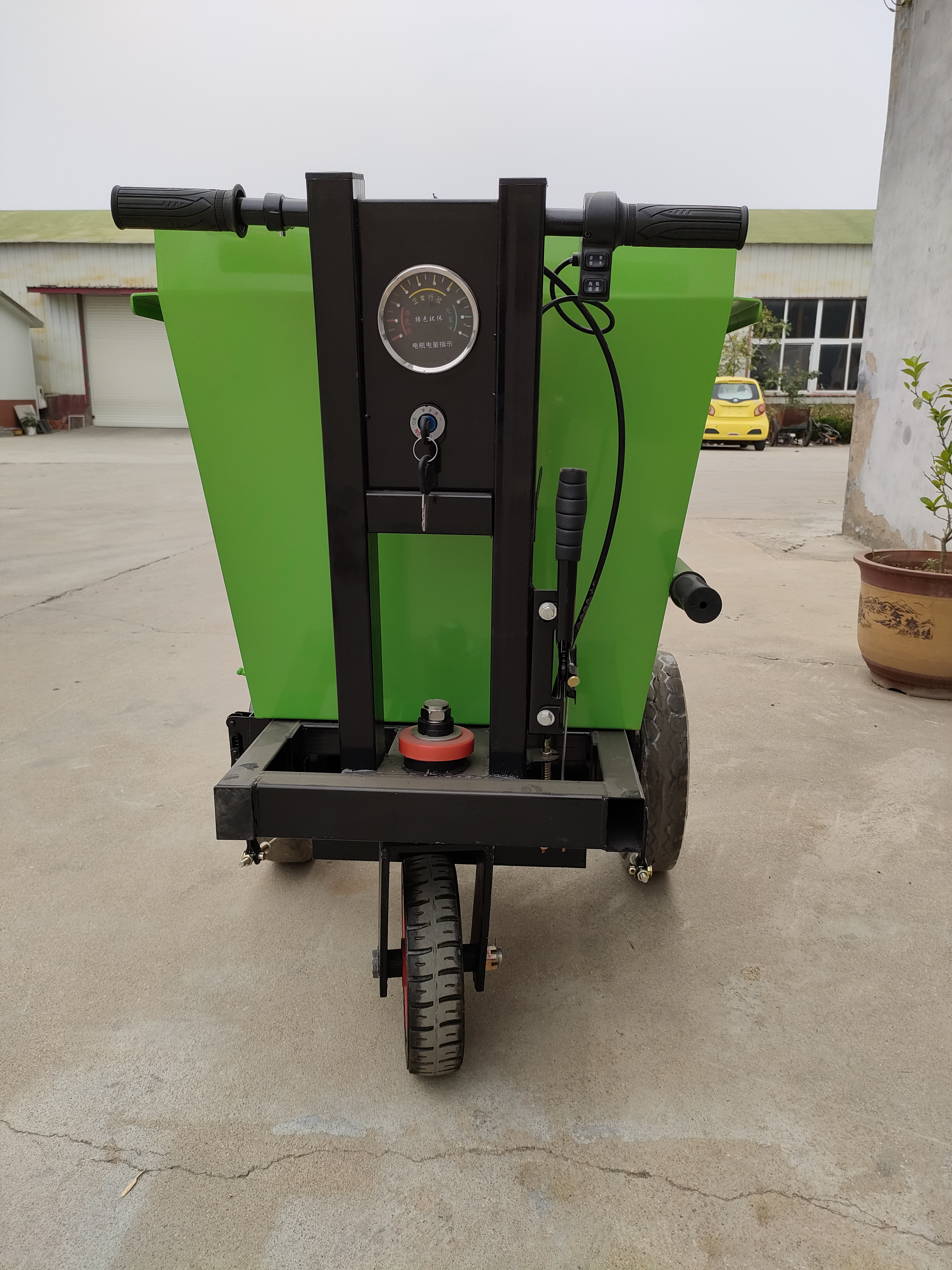 兴胜机械 大批量出售 电动手推灰斗车 农用载重拉砖三轮车 质量保障