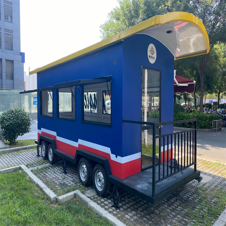 定制电动美食车 快餐车 餐厅房车 车内可就餐流动店铺小吃车 