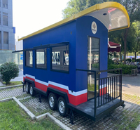 定制电动美食车 快餐车 餐厅房车 车内可就餐流动店铺小吃车 