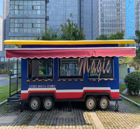 定制户外街边美食车  汉堡快餐电动欧式餐车 公园移动商铺美食车