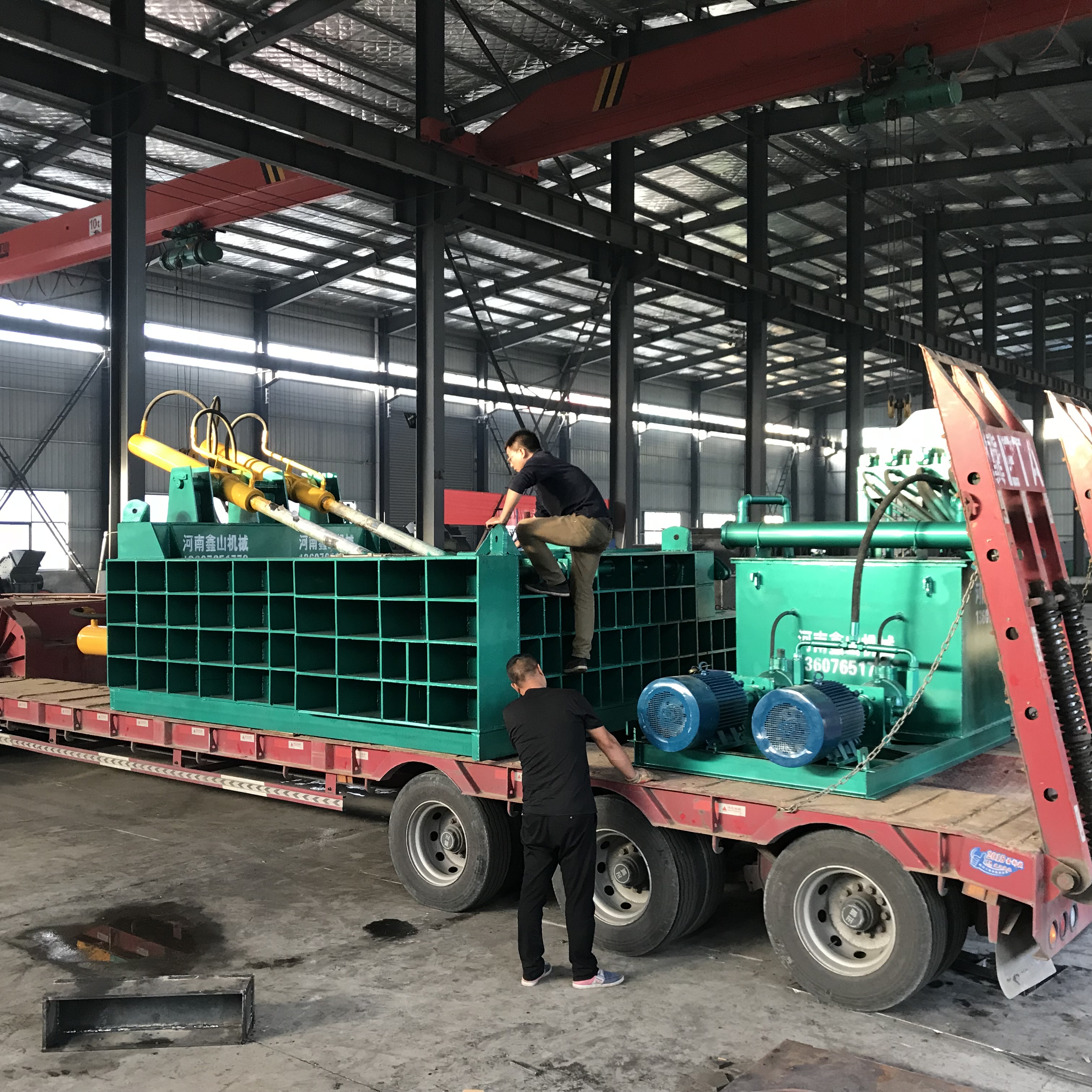 重庆废钢打包机125吨金属压块机质量好