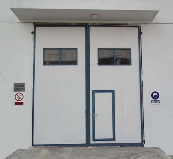 防盗抗风滑升门 电动工业门 快速工业提升门 厂家定制