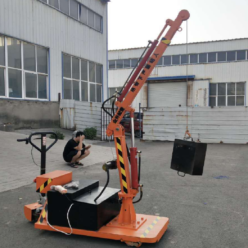移动折臂吊机 小型轮式起重吊机 冠旺支持定做
