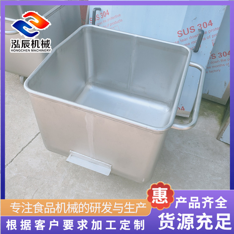 物料运输周转小料车 上料专用小料车 304不锈钢肉料车 厂家定制