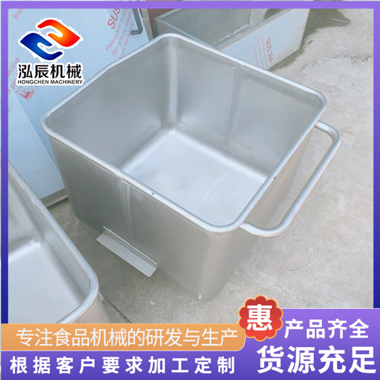 泓辰不锈钢料斗车 提升机配套小料车 肉馅周转小料车 现货包邮