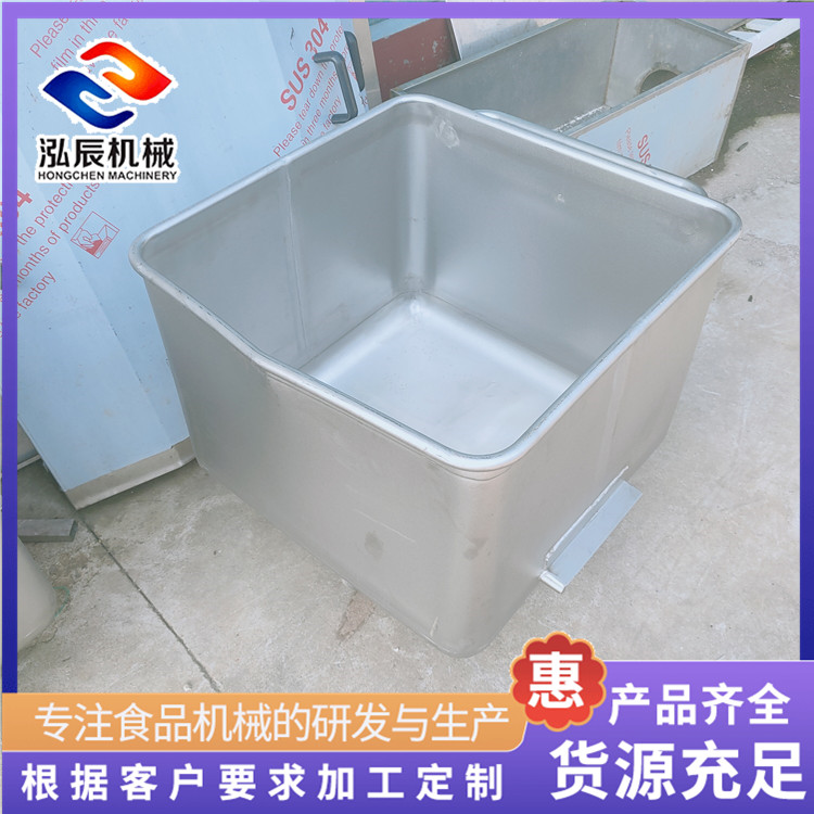 不锈钢肉制品小料车 200L标准料斗车 食品加工小料车 现货批发 品质保证