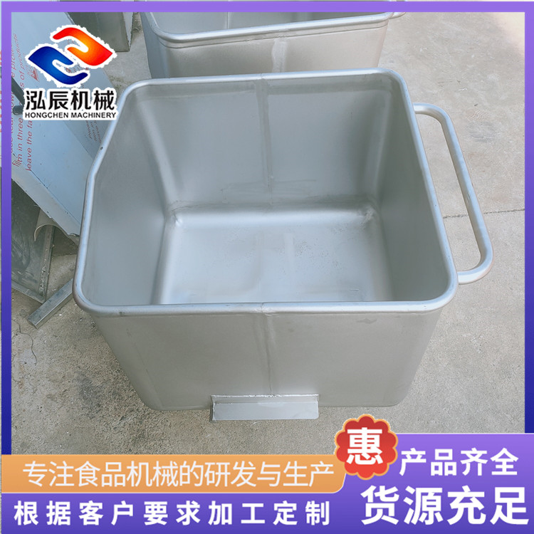 食品厂辅助小料车 200L不锈钢小料车 不锈钢肉块料斗车 现货包邮