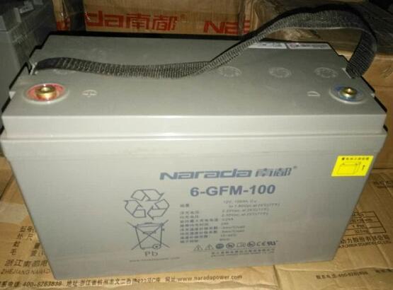 南都Narada蓄电池6-GFM-100 12V100Ah 电力UPS通信电厂直流屏EPS