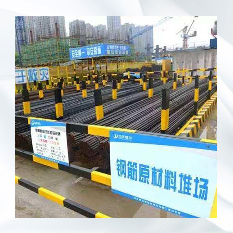 定型化钢筋堆放架    建筑施工用工字钢支架   永邦销售   湖北  工地用钢筋堆放平台 