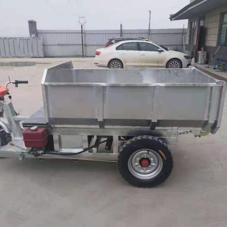 电动灰斗车  农用电动拉粪车   前轮小巧灵活易拐弯