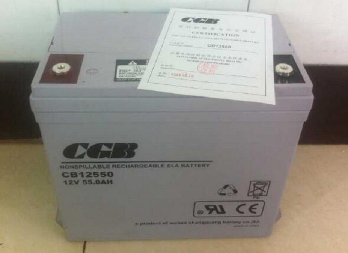 CGB长光蓄电池CB12550 12V55Ah应急电源医疗设备电梯消防用