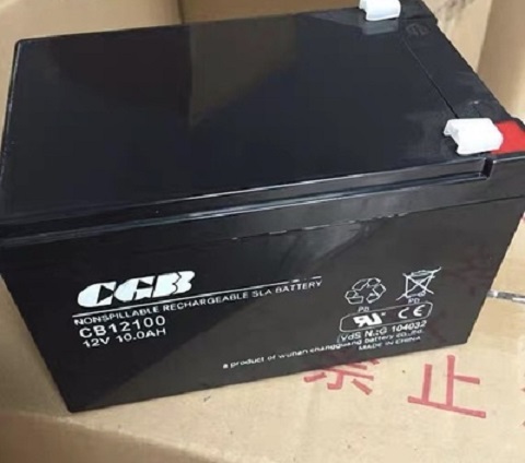 CGB长光蓄电池CB12100 12V10Ah 免维护电梯消防UPS专用 电源