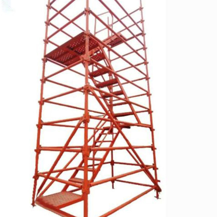 利科出售 建筑工地安全爬梯 施工用香蕉式安全爬梯 之字型安全爬梯