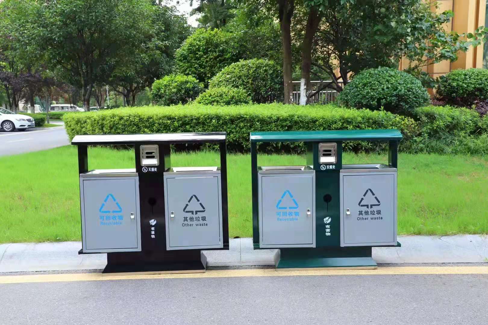 户外垃圾桶 不锈钢垃圾桶规格齐全 垃圾桶价格 