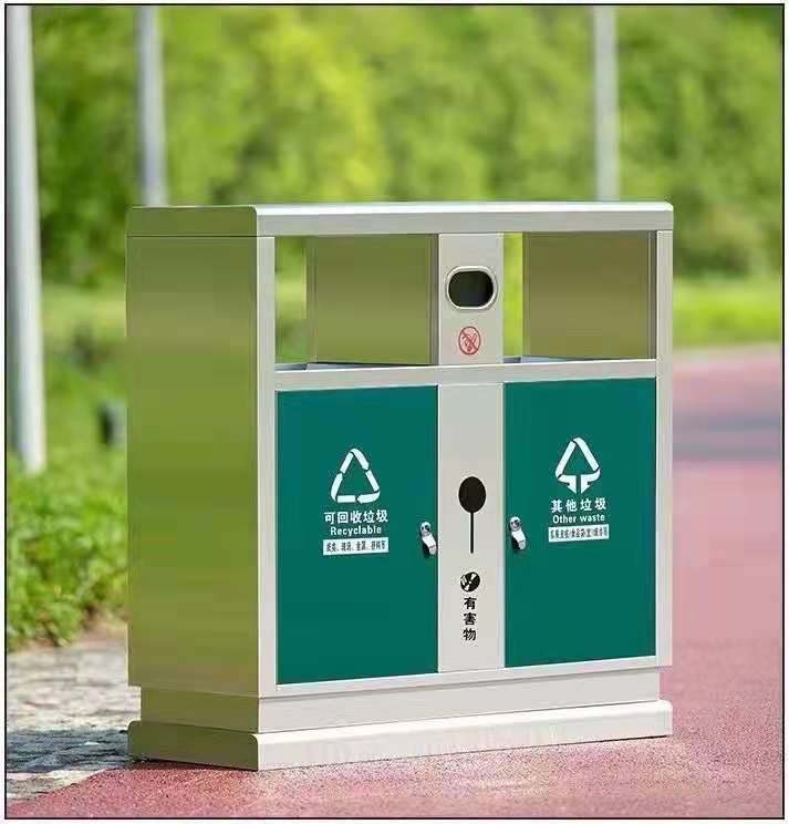 不锈钢垃圾桶定制 公园车站小区专用