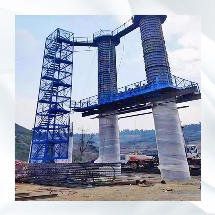 永邦建筑   江苏  施工用墩柱安全平台   八角形墩柱平台   圆形墩柱平台