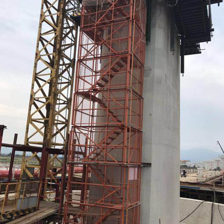 墩柱式安全梯笼 组合式安全梯笼 桥梁建筑安全梯笼 支持订制