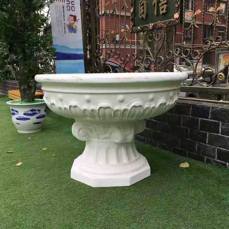 按需供应  玻璃钢市政花箱 隔离带绿化花槽 种植槽长形绿化玻璃钢花箱