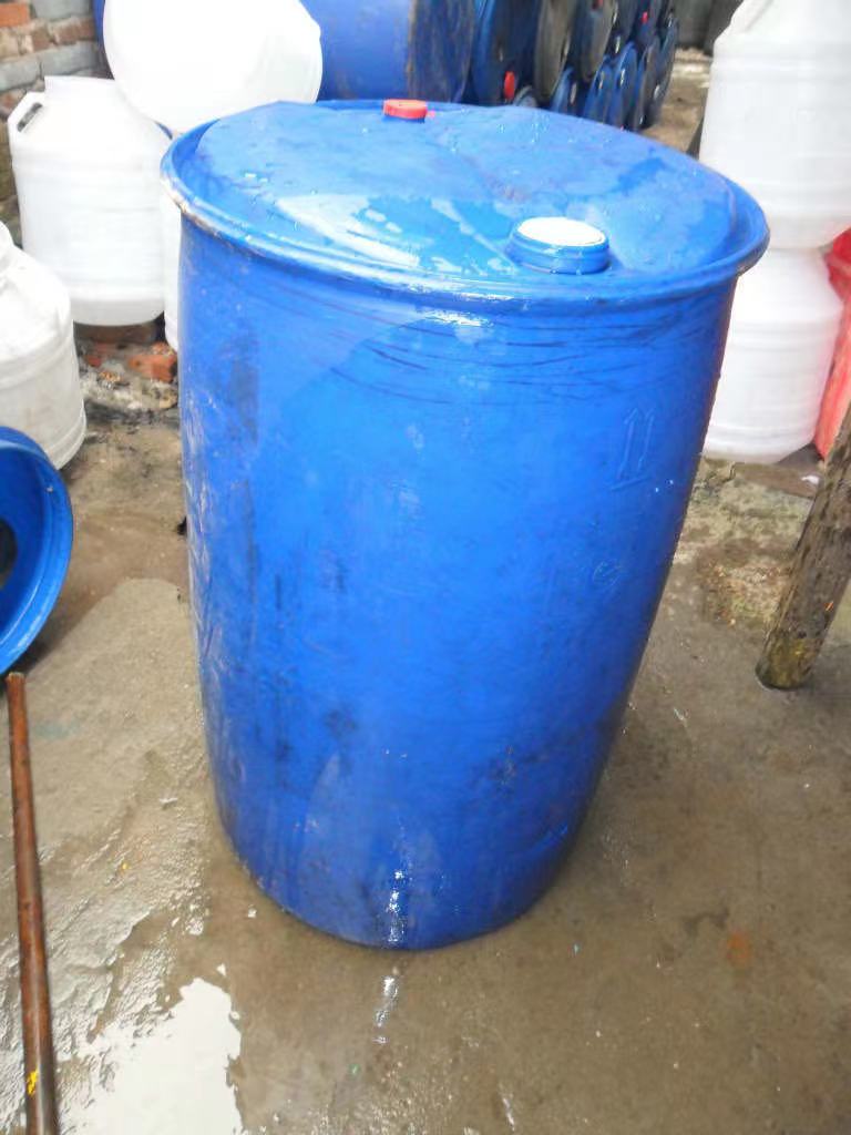 200kg塑料桶 化工桶 200kg 蓝色化工桶 二手化工桶