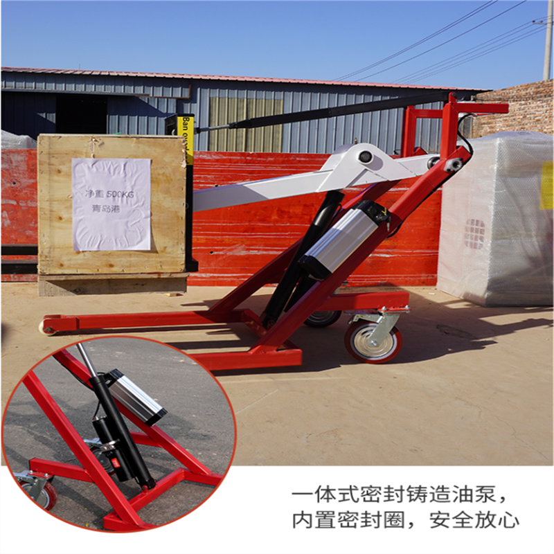 冠旺小型曲臂叉车 液压升降高度1.7米小型叉车 可定做