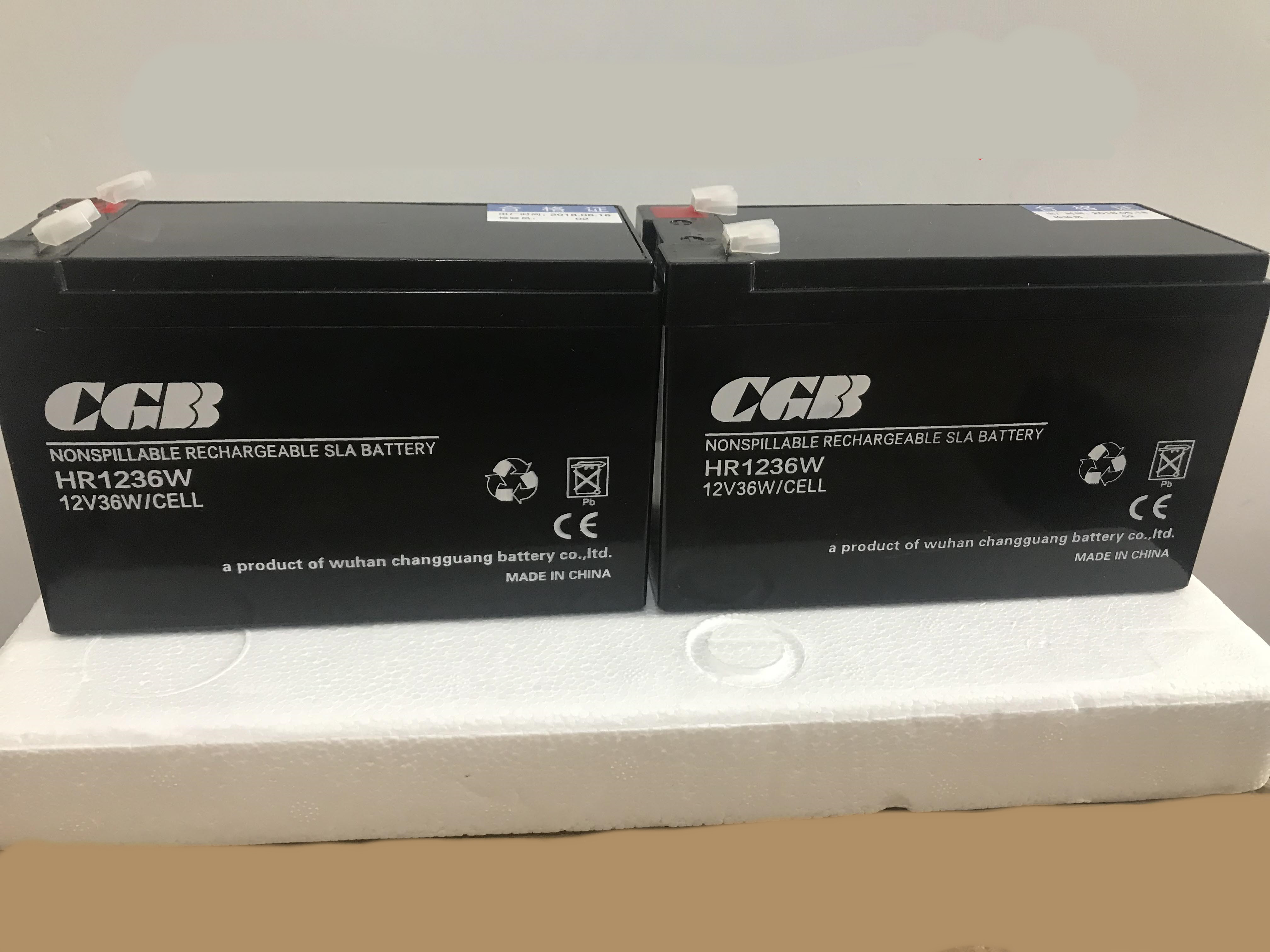 CGB长光蓄电池HR1236W 12V36W UPS电源电梯后备正品原装